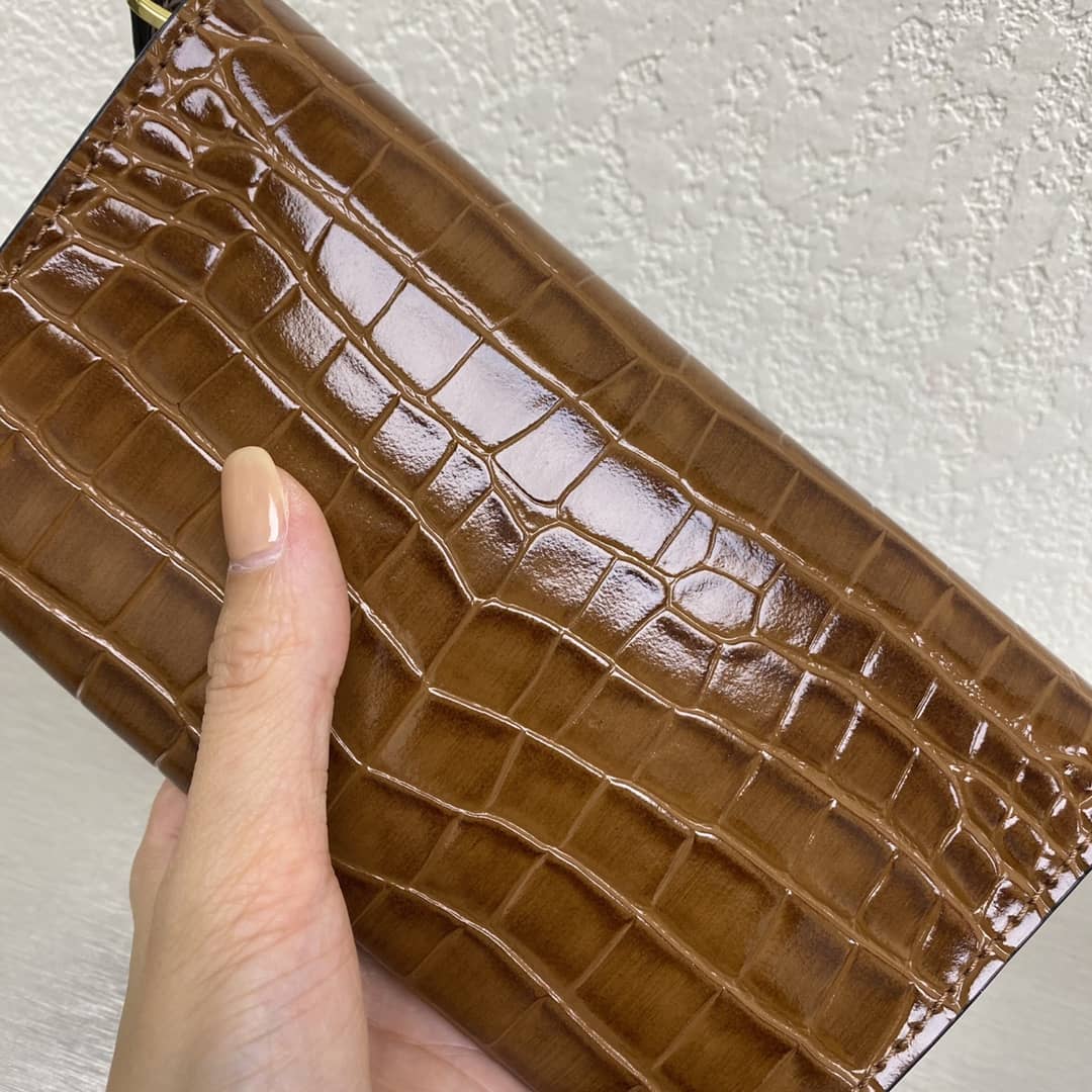 Louis Vuitton 7 Star Chain Clutch Bag Brown