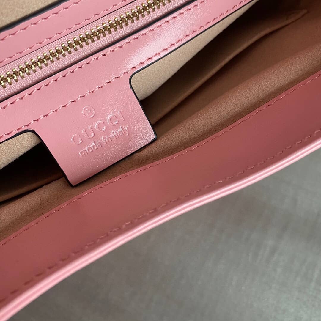 Gucci GG Jackie 1961 Small Hobo Shoulder Bag Replica Pink 636709