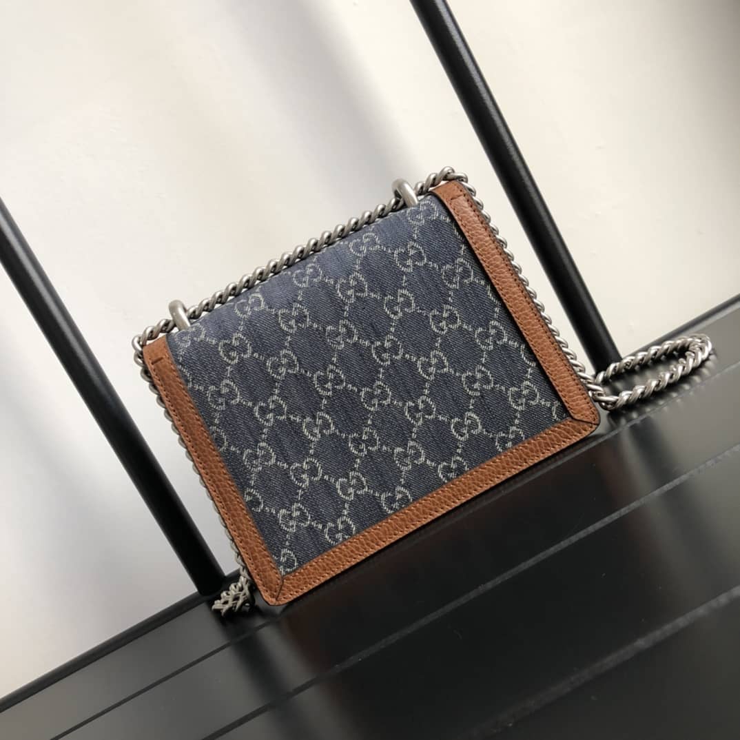 Gucci GG Supreme Dionysus 2way Mini Chain Shoulder Bag Replica Blue 421970