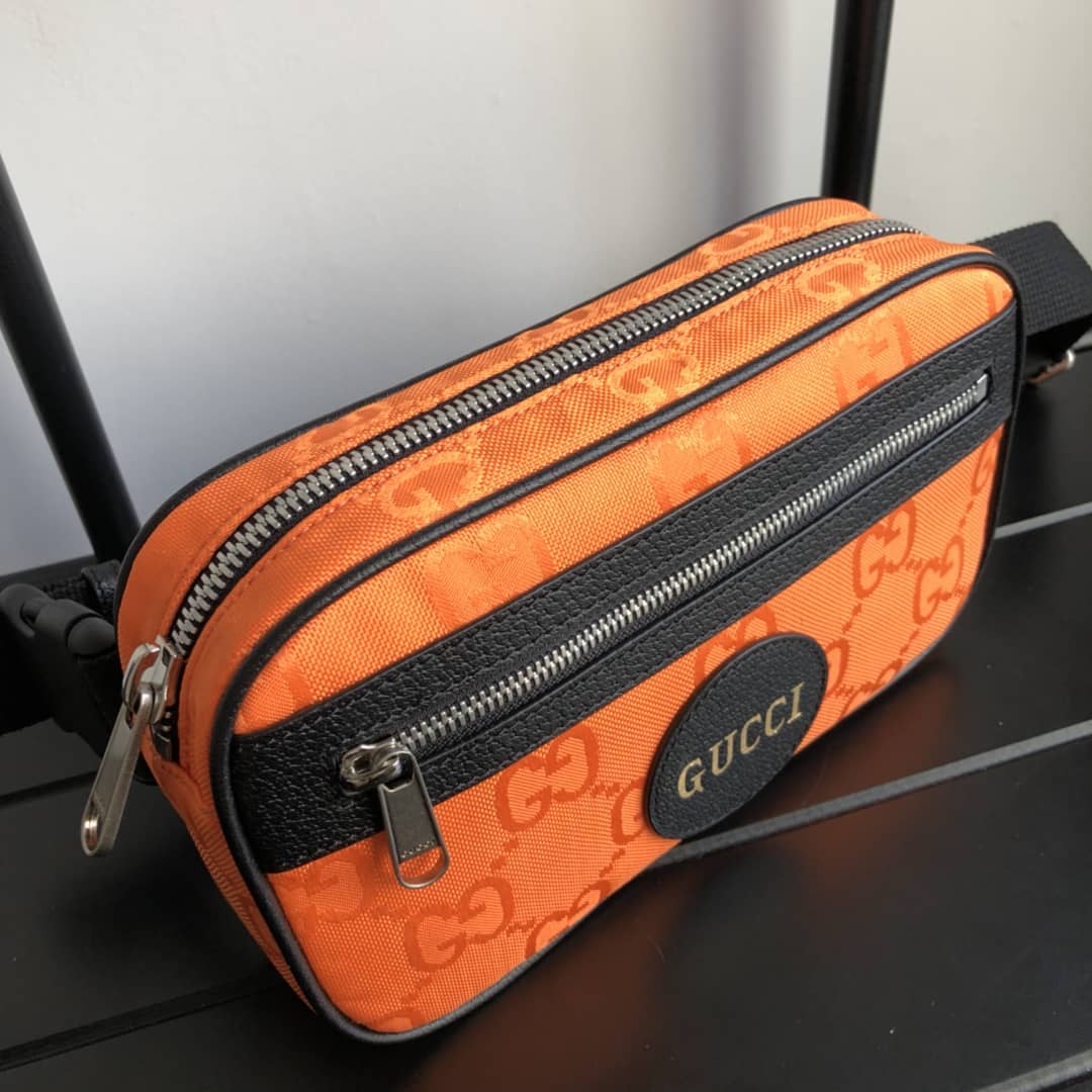 Gucci Off The Grid GG Belt Bag Replica Orange 631341
