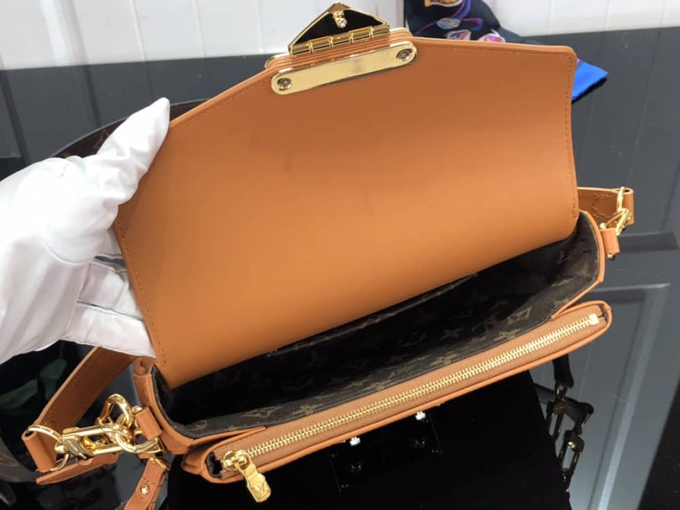 Louis Vuitton Swing Handbag Brown M20393 Replica Shoulder Bag