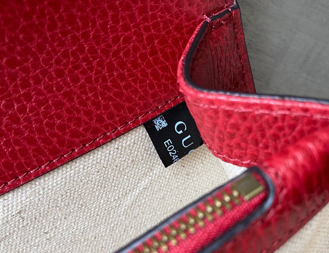 Gucci Dionysus Dupe GG Supreme Dionysus Chain Replica Shoulder Bag Red 400249