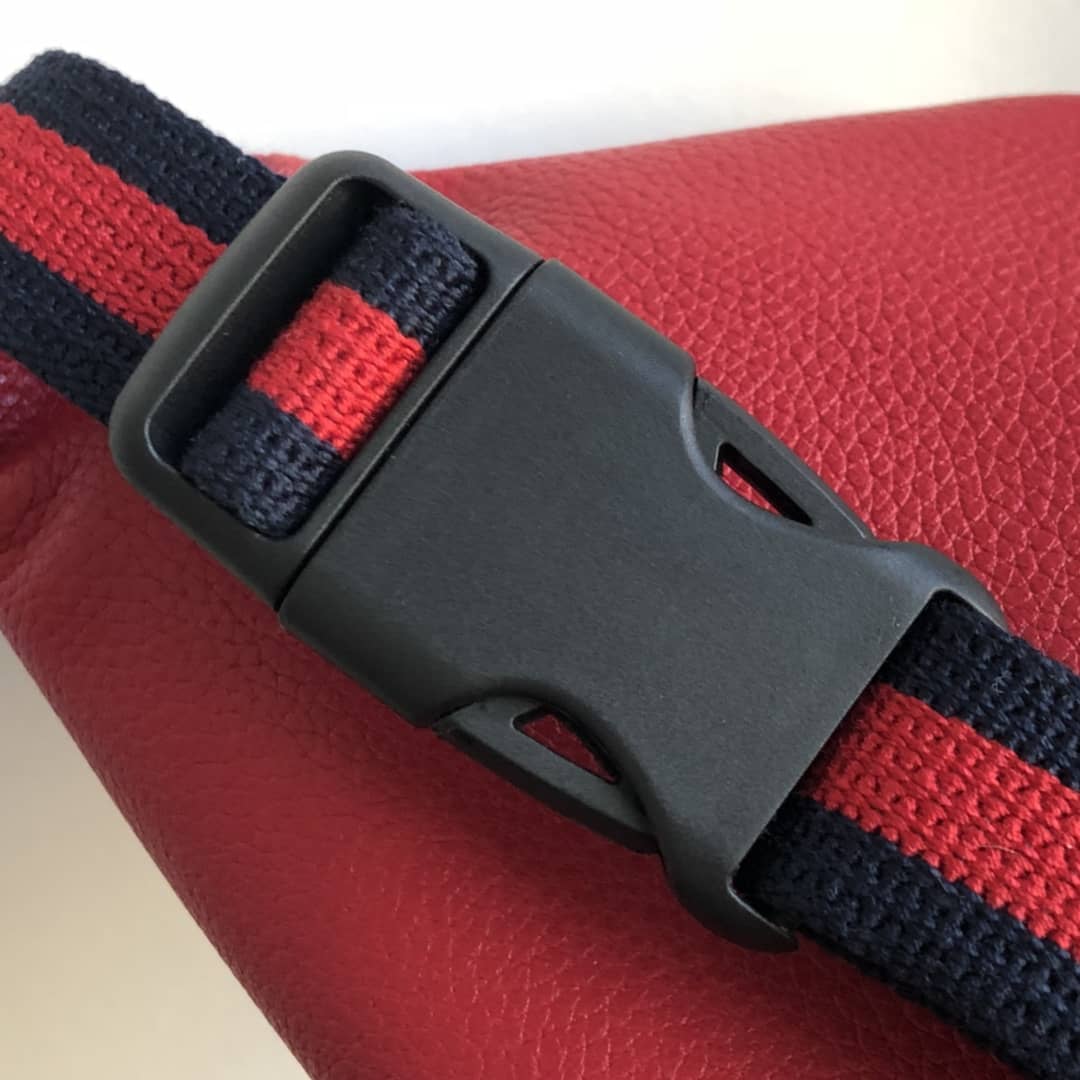 Gucci Print Small Waist Body Belt Bag Replica Red 527792
