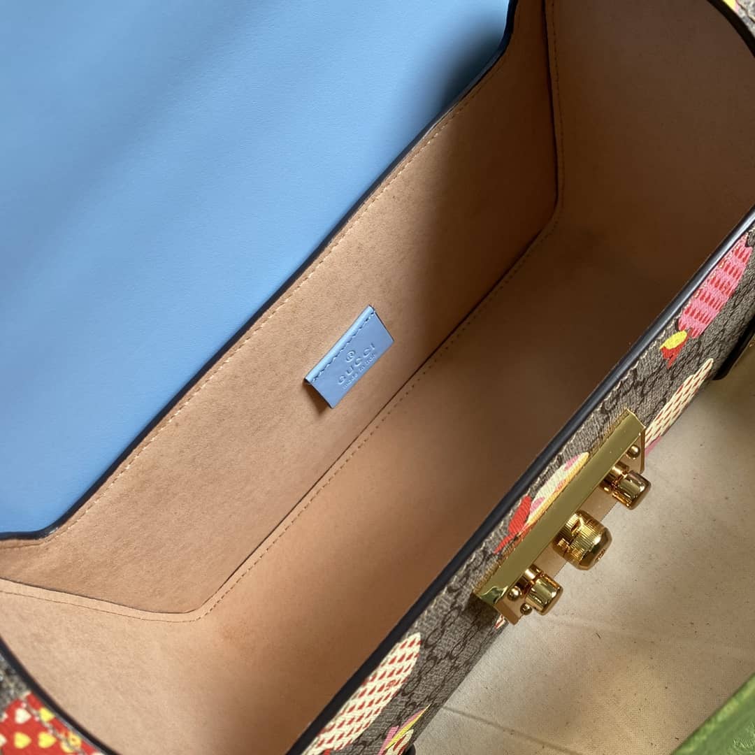 Gucci Padlock Small Bamboo Shoulder Bag Replica 603221