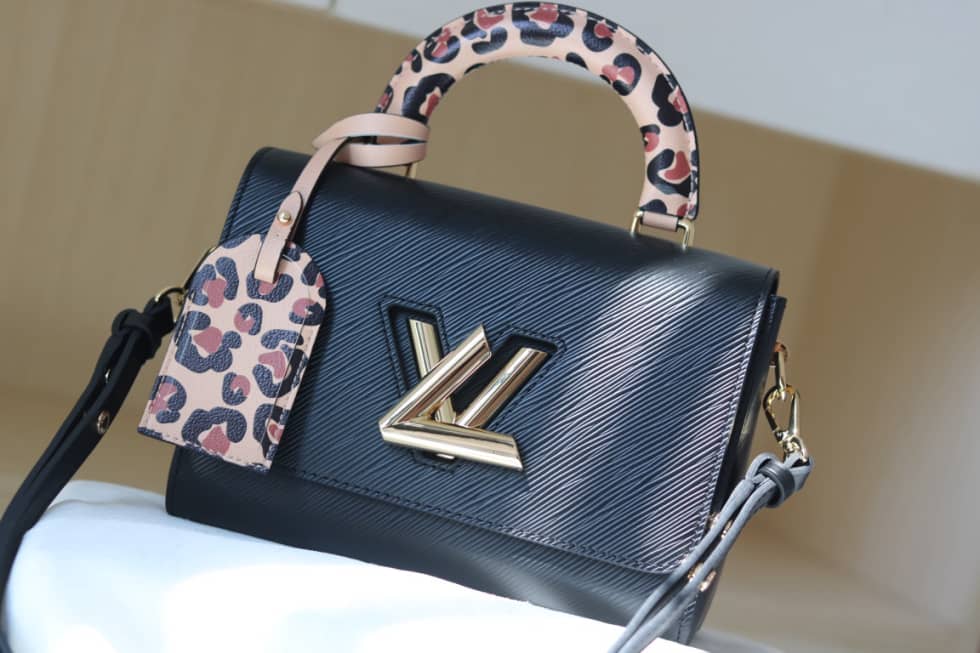 Louis Vuitton Twist Leopard Handle Bag Epi Leather PM M50362 Replica Shoulder Bag
