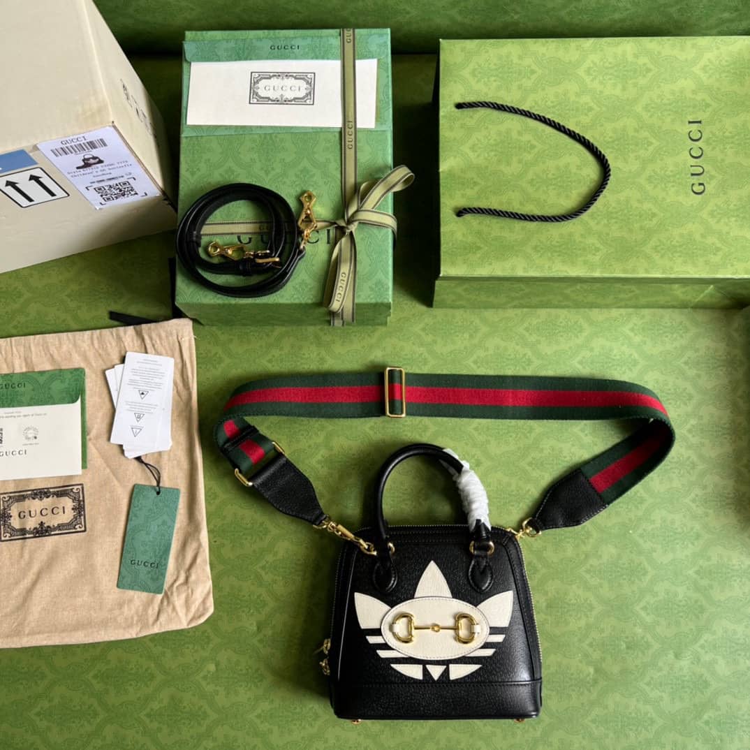 Adidas x Gucci Horsebit 1955 Mini Shoulder Bag 677212 Replica