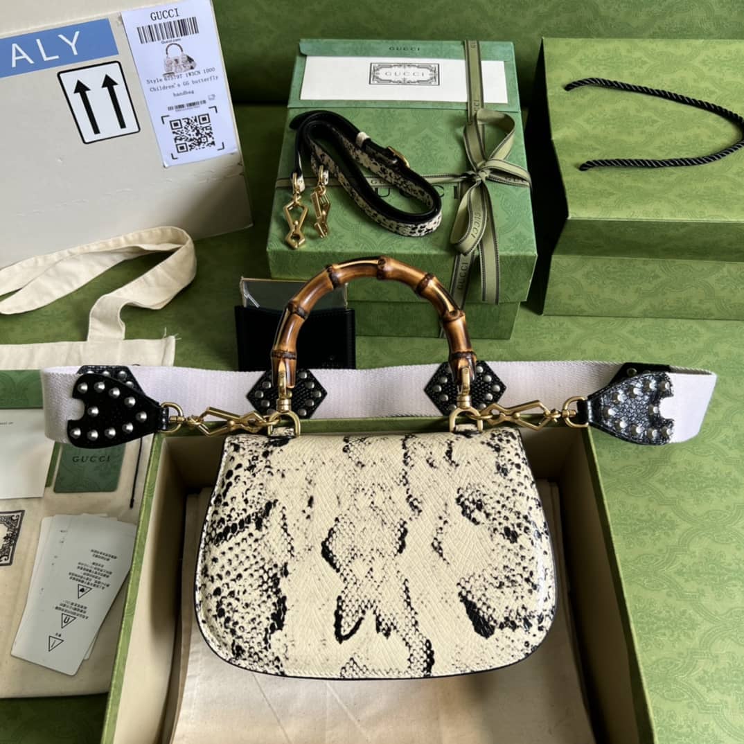 Gucci Bamboo 1947 Mini Top Handle Shoulder Bag 686864 Replica