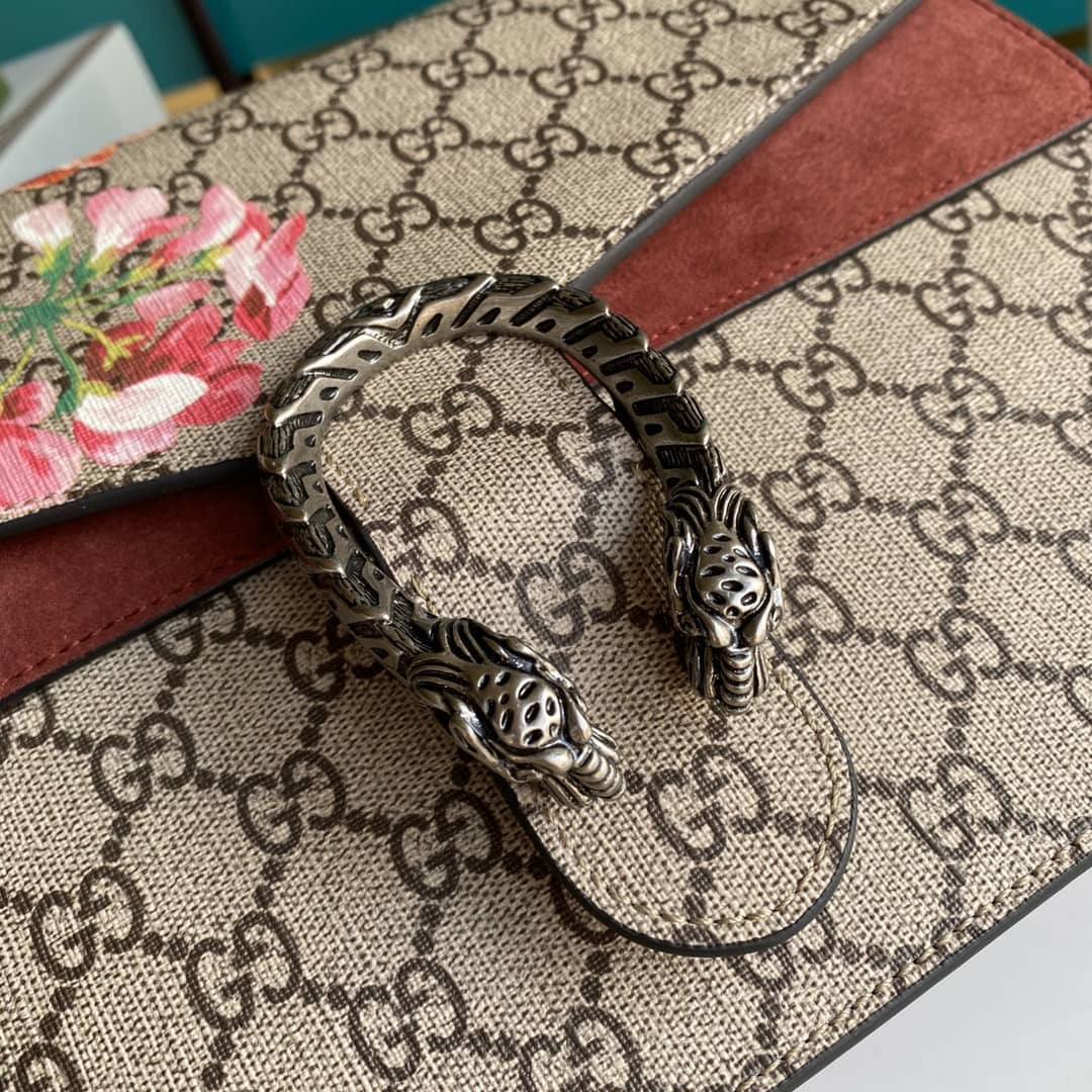 Gucci Dionysus Supreme Monogram Chain Medium Shoulder Bag Replica 403348