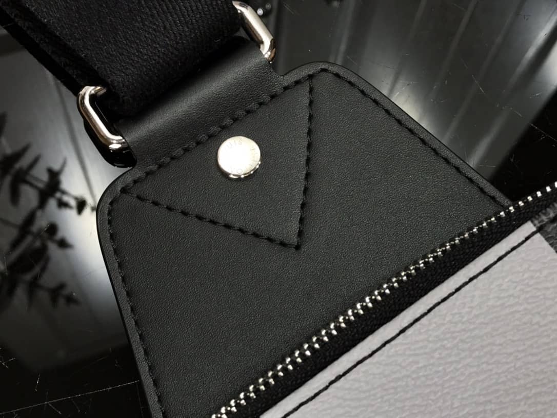 Louis Vuitton Damier Graphite Mens Avenue Replica Sling Bag  Black Gray N40403