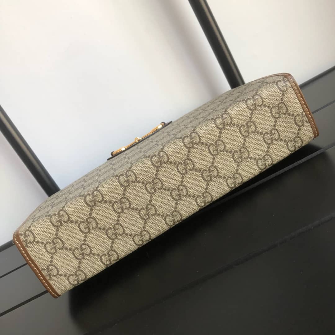 Gucci 1955 Horsebit Pouch Replica Brown 621890