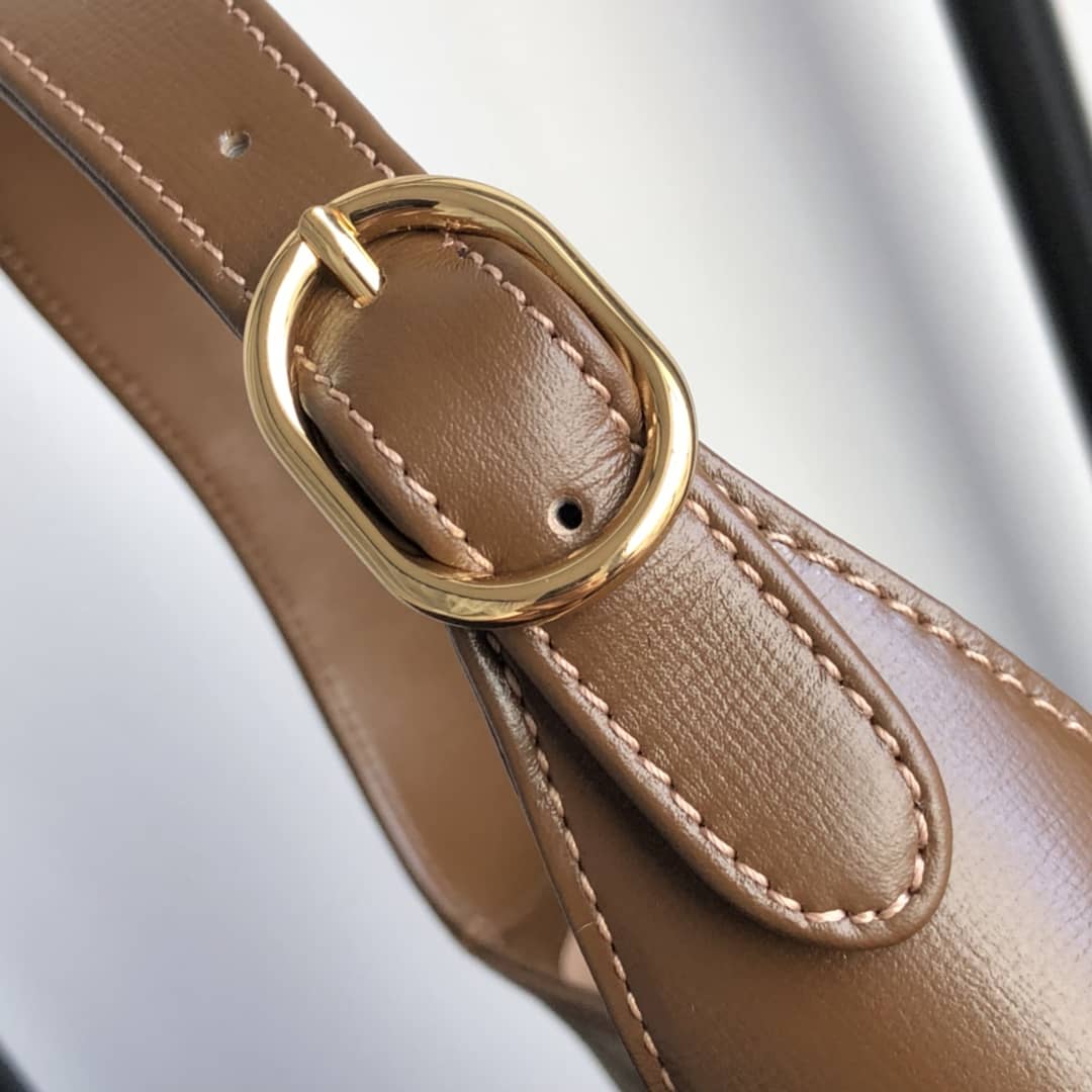 Gucci GG Jackie 1961 Mini Shoulder Bag Replica Brown 637092