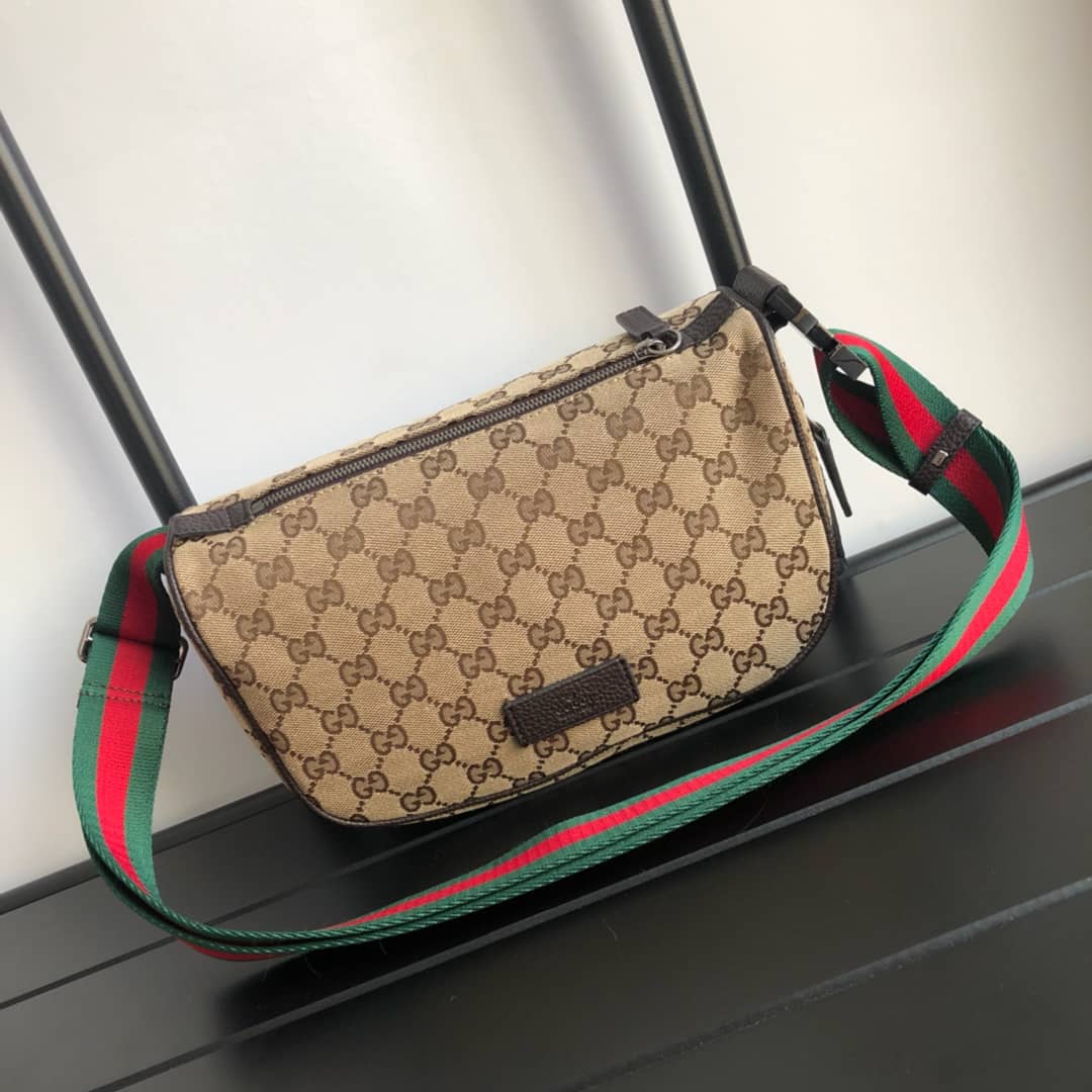 Best Replica Gucci GG Supreme Belt Bag Replica 449132(ColaReps)