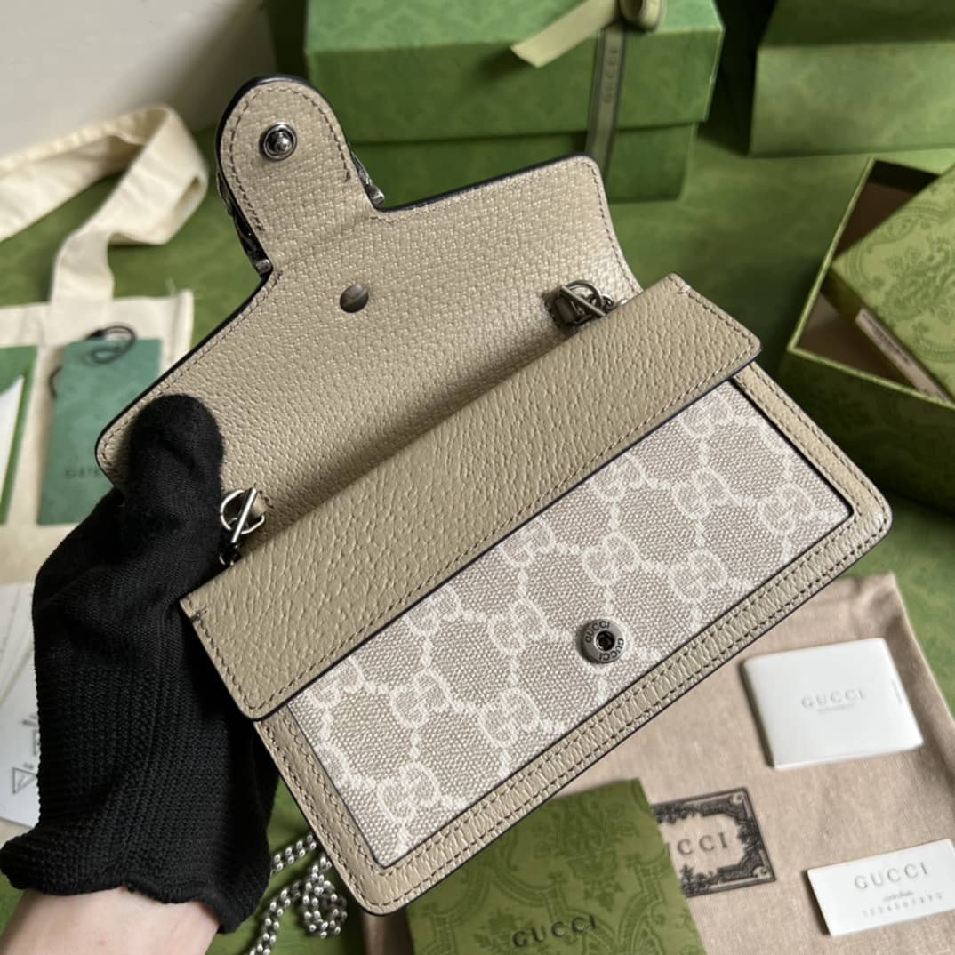 Gucci Dionysus GG Supreme Mini Crossbody Bag 476432 Replica