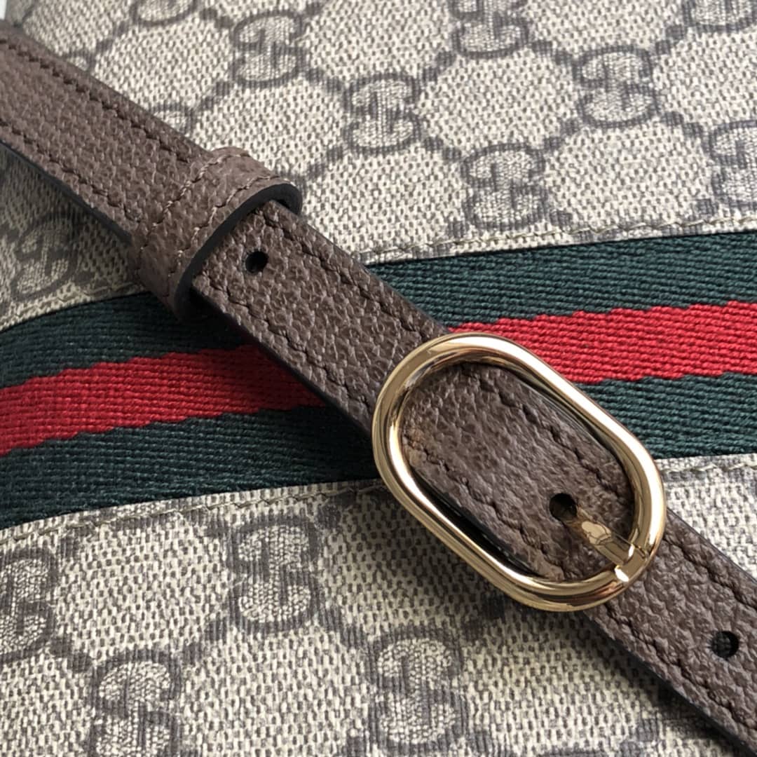 Gucci Ophidia Small Top Handle Bag Replica Brown 651055