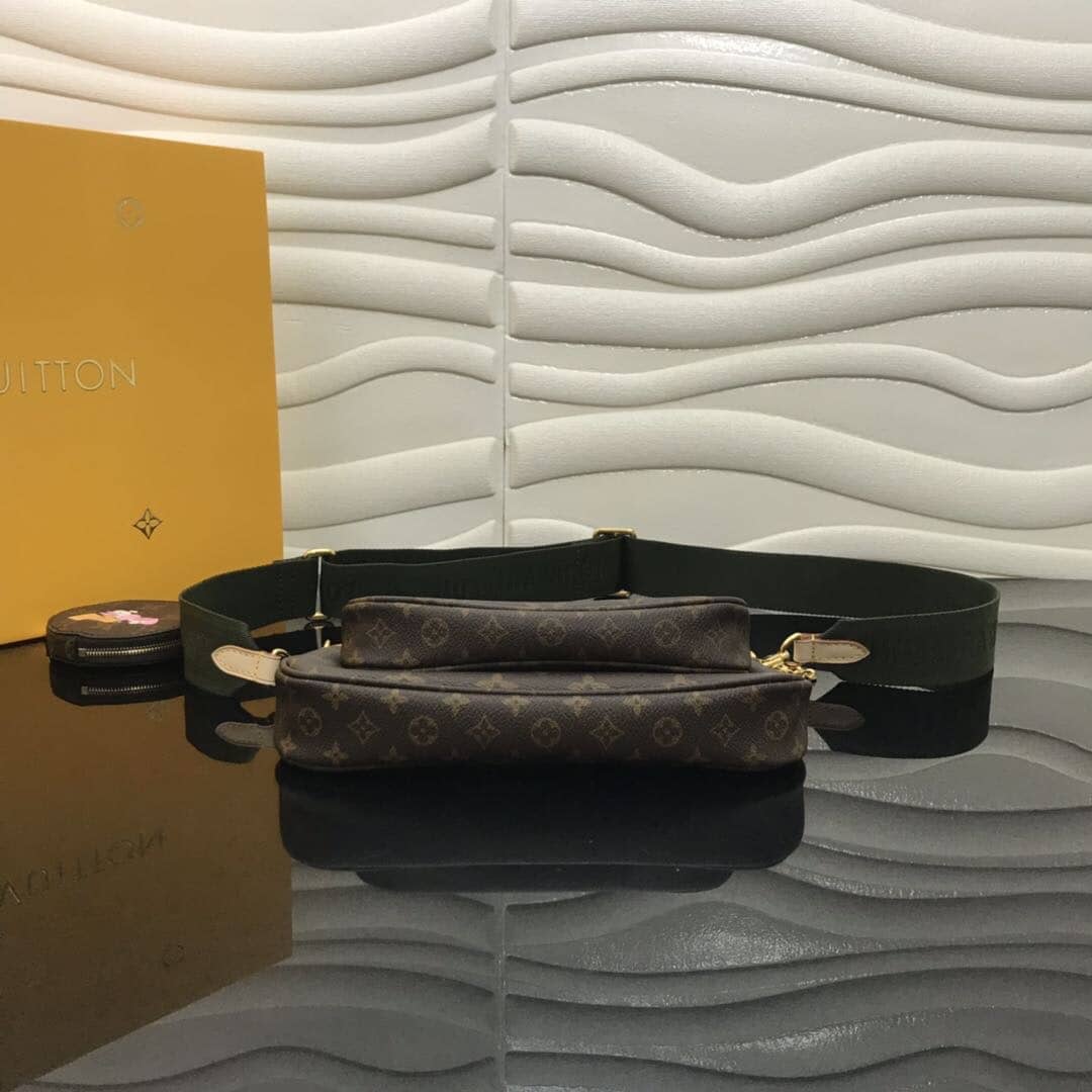 Louis Vuitton Monogram Canvas Multi Pochette Replica Green M44823