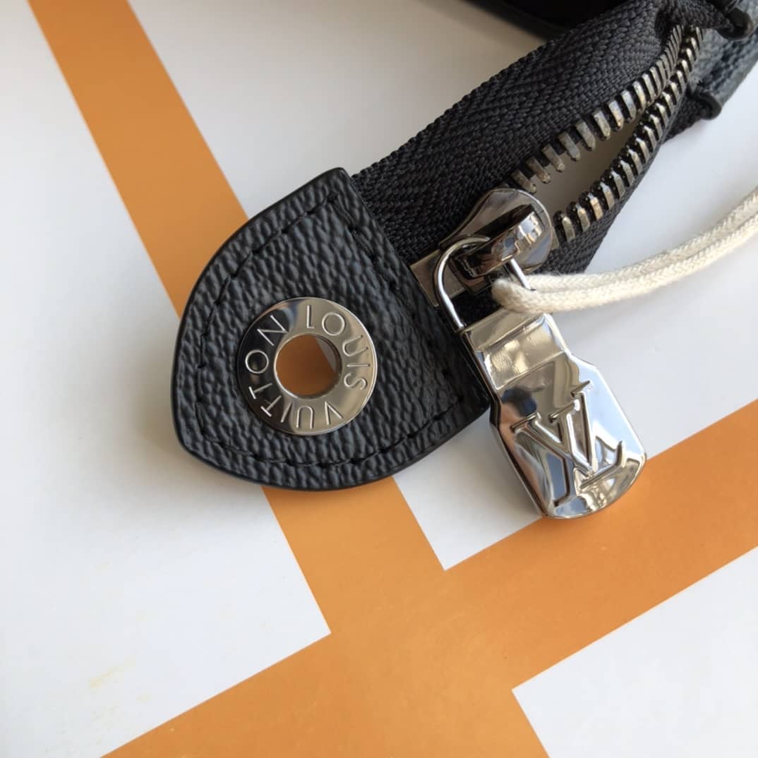 Louis Vuitton Voyage MM Monogram Replica Pochette Black Gray M63039