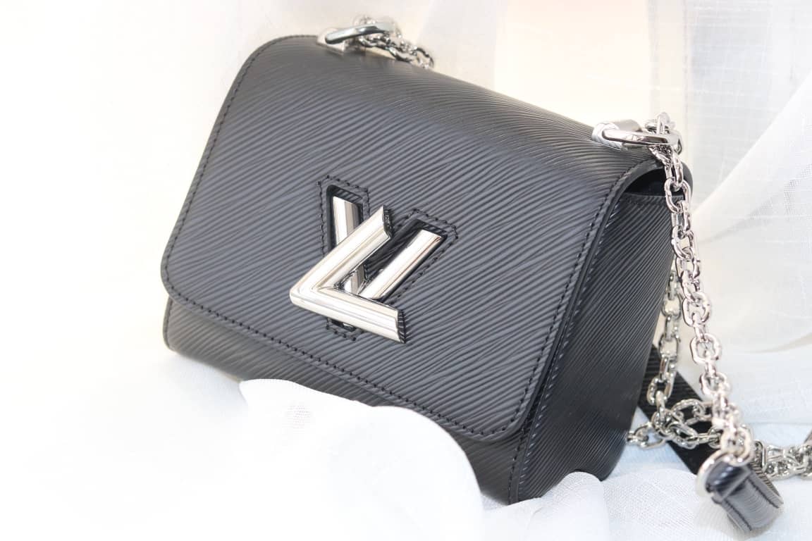 Louis Vuitton Replica Twist MM Epi Leather Bag Black
