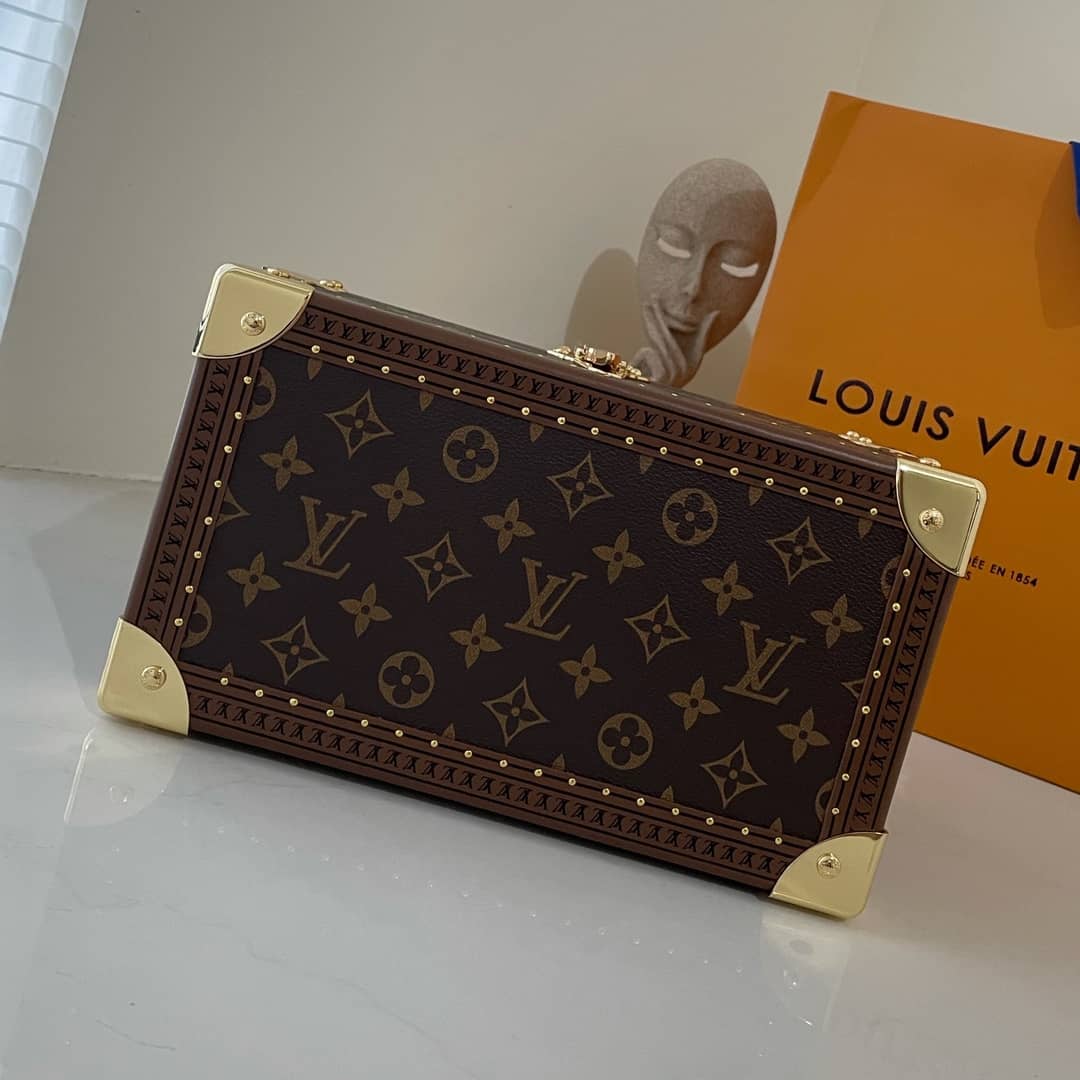 Best Replica Louis Vuitton Monogram Canvas Cotteville M20210 Replica Makeup Bag(ColaReps)