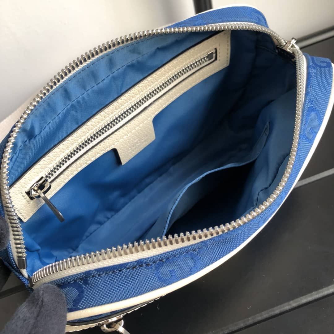 Gucci Off The Grid GG Belt Bag Replica Blue 631341