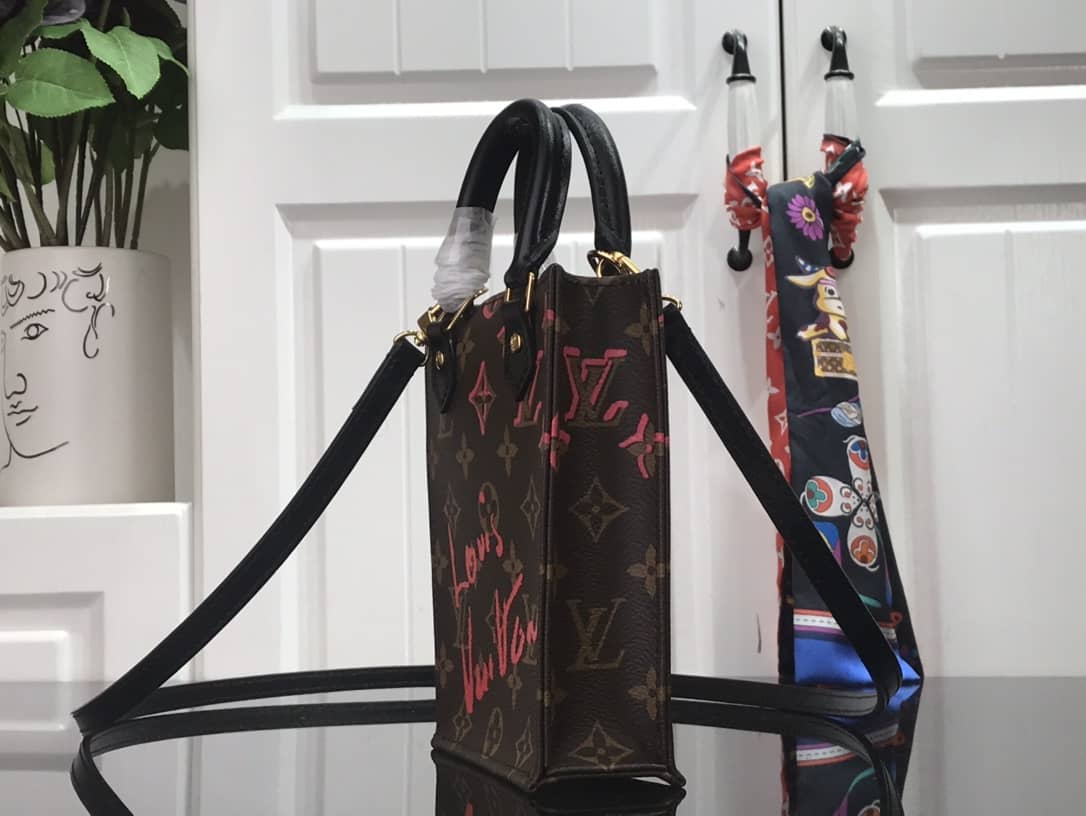 Louis Vuitton Monogram Petit Sac Plat 2Way Replica Shoulder Bag M69442