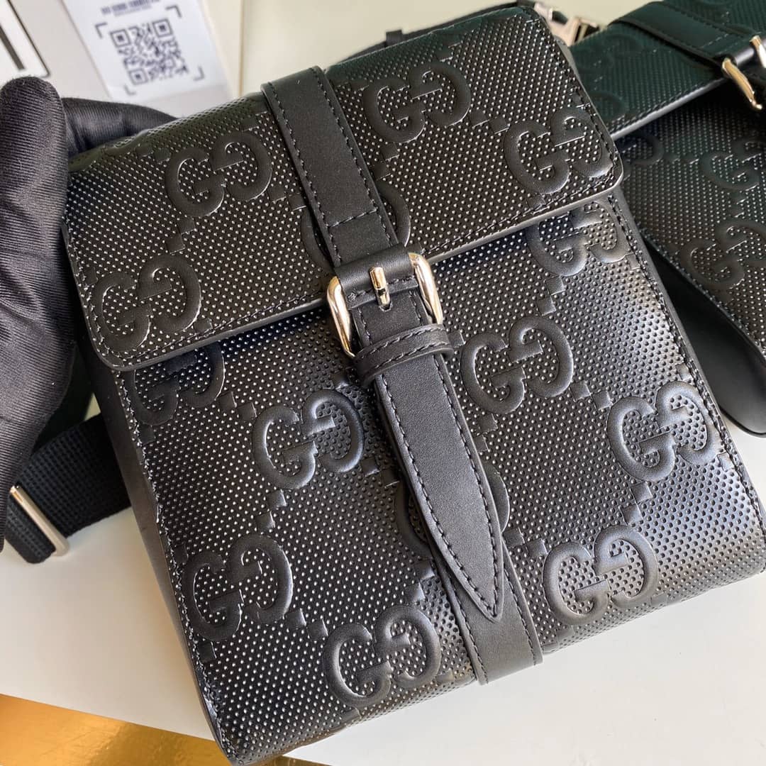 Gucci GG Emboss Waist Body Bag Replica 631339