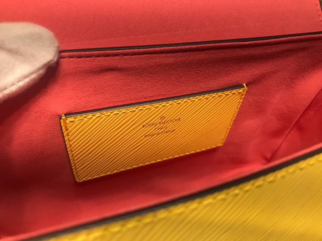 Louis Vuitton Twist MM Bag Yellow M50296 Replica