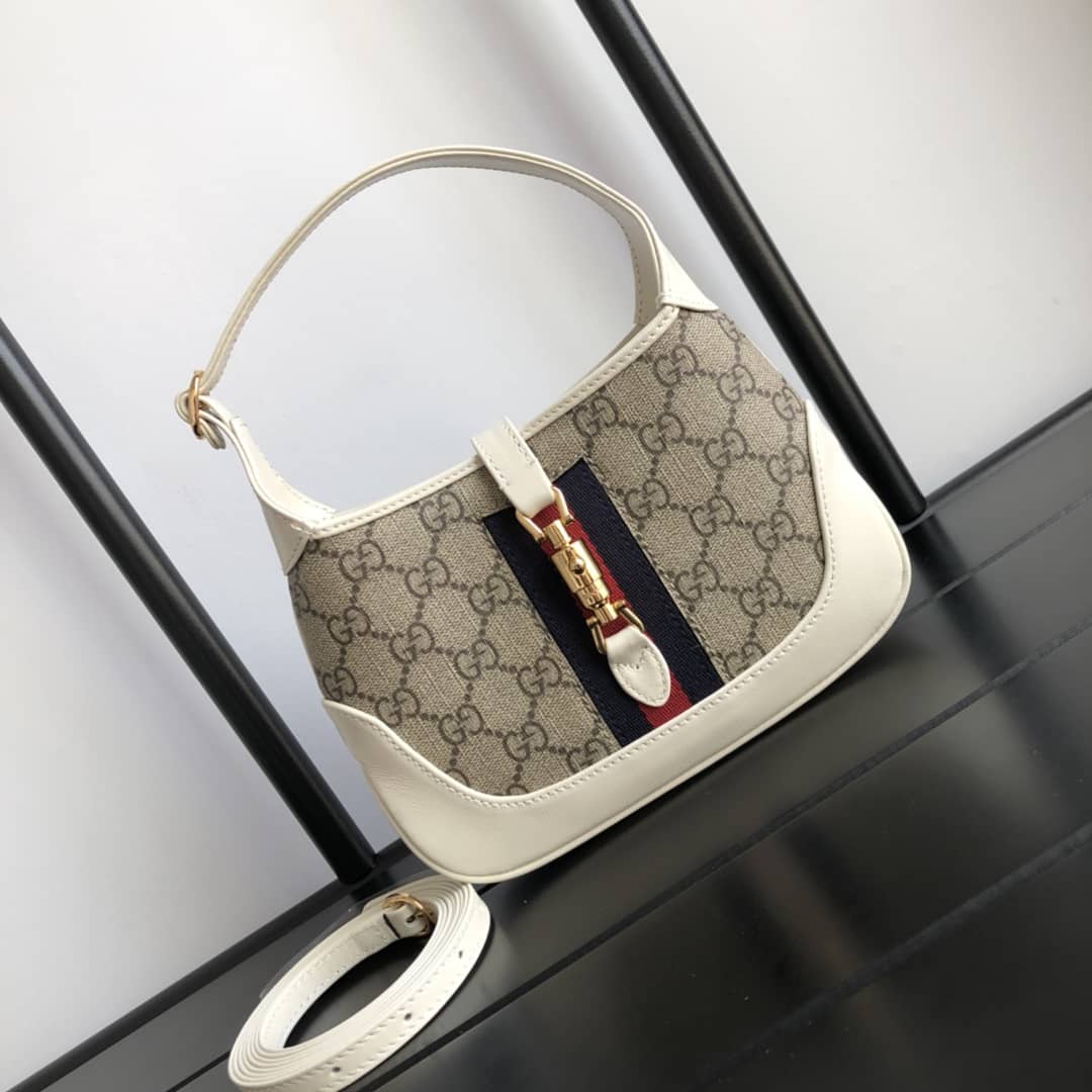 Gucci Jackie 1961 Mini Shoulder Bag Replica Gray 637092