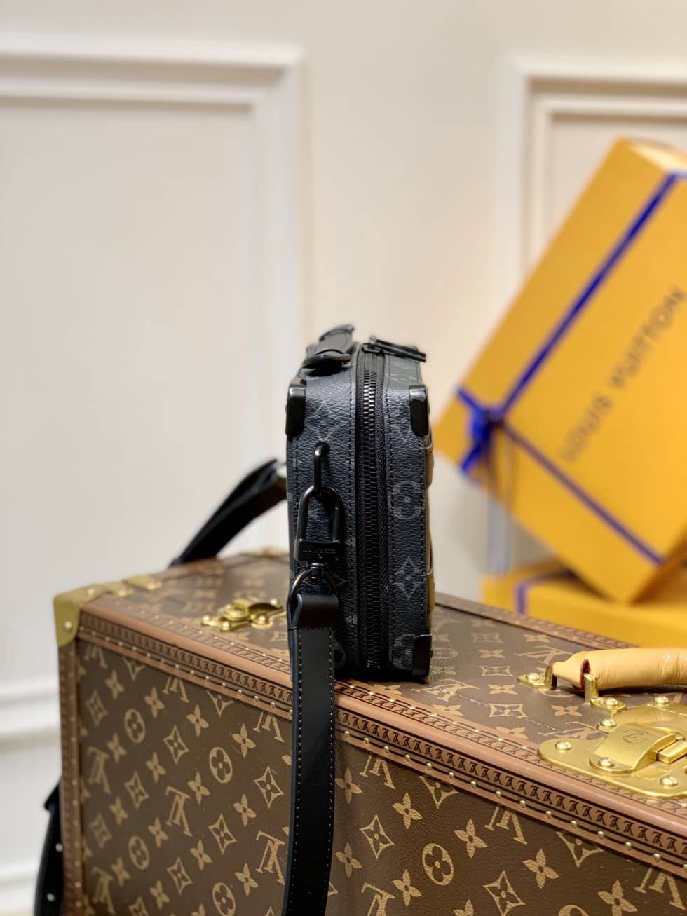 Louis Vuitton Handle Trunk Monogram Macassar M45935 Replica Shoulder Bag