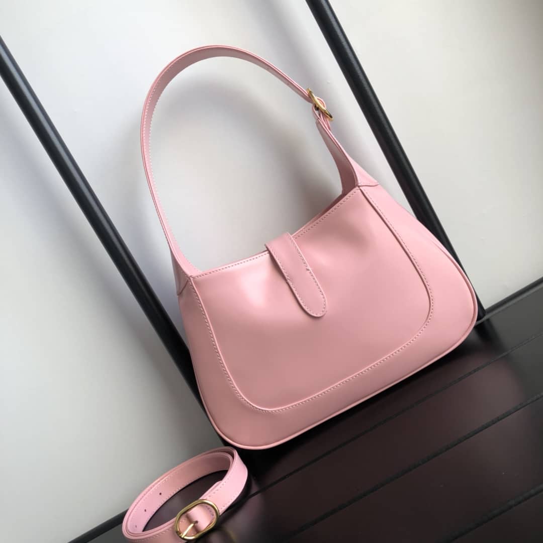 Gucci GG Jackie 1961 Small Hobo Shoulder Bag Replica Pink 636709