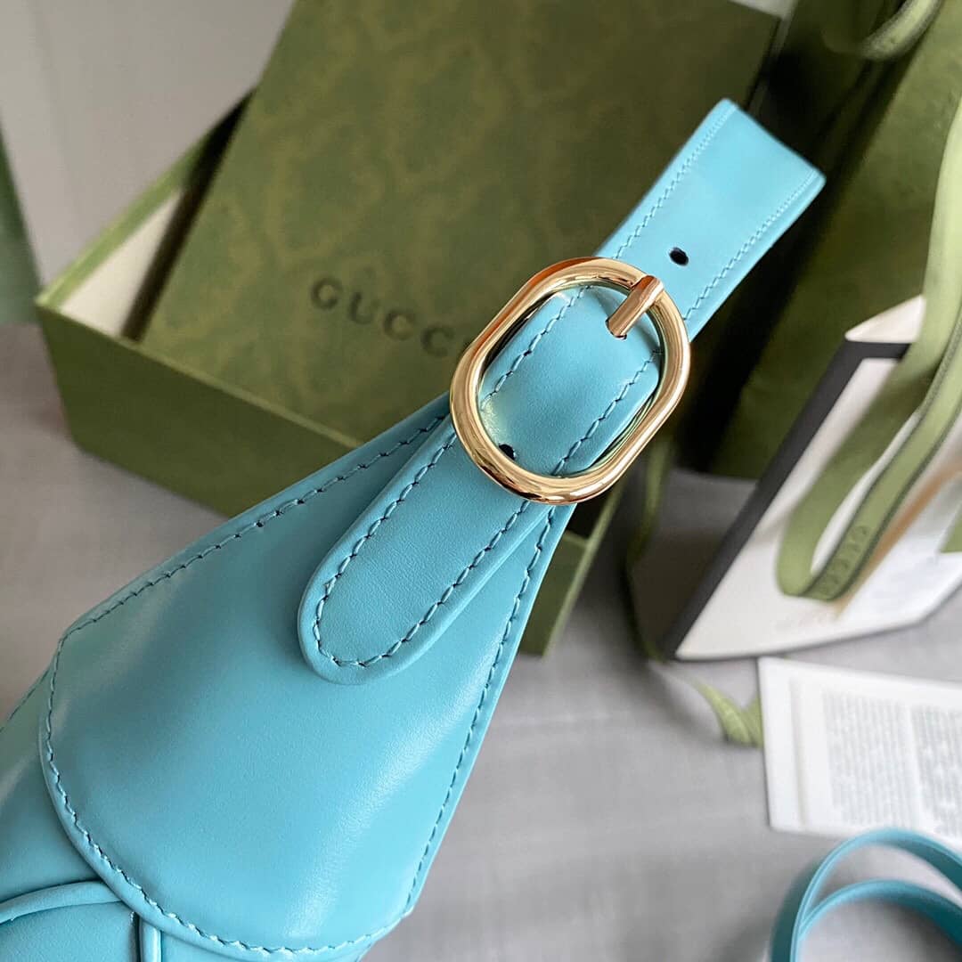 Gucci GG Jackie 1961 Small Hobo Shoulder Bag Replica Blue 636709