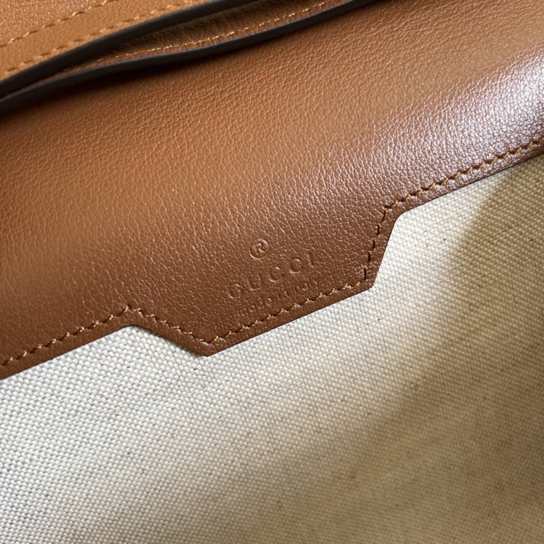 Gucci GG Large Top Handle Bag With Bamboo 675795 Replica