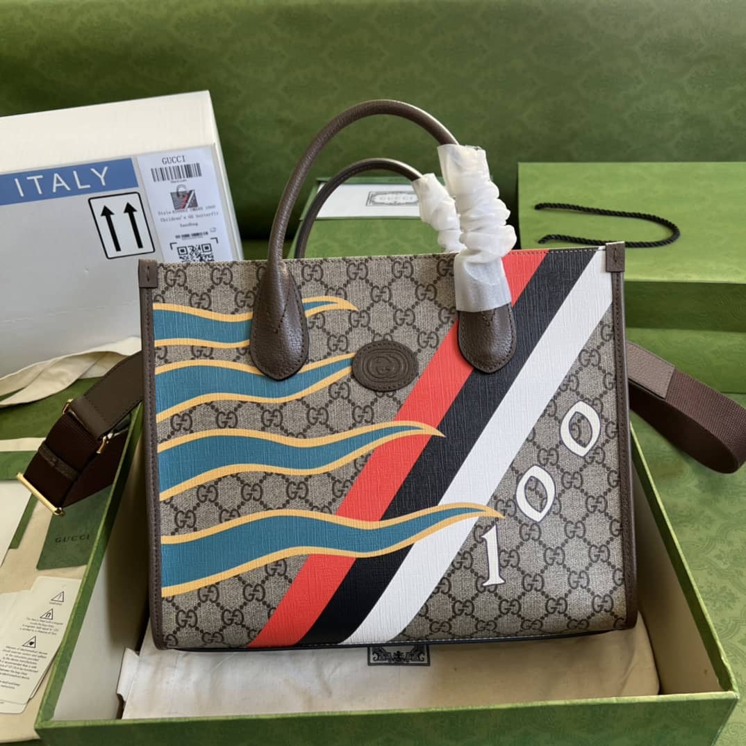 Gucci x Disney Donald Duck Tote Replica 648134