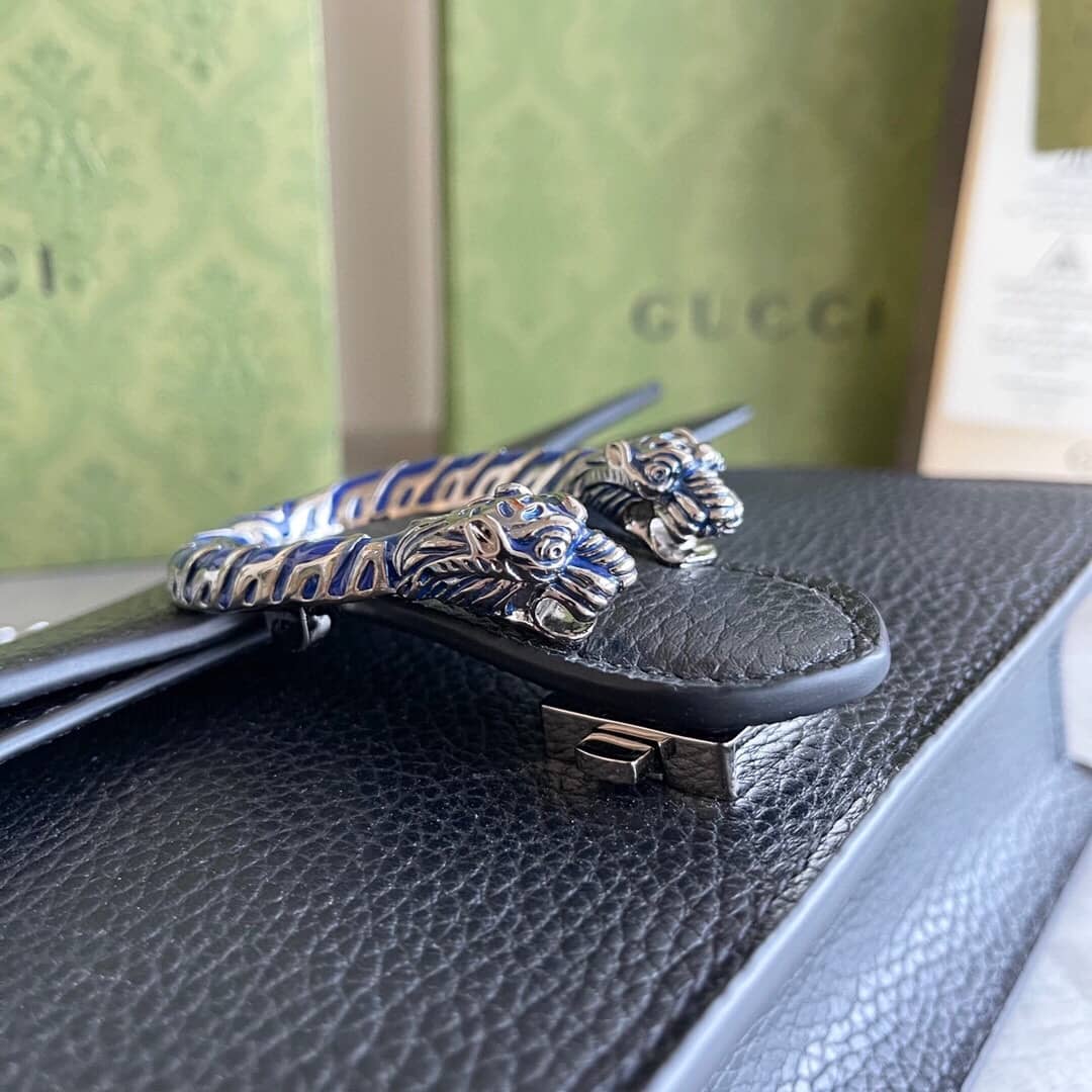 Gucci GG Dionysus Small Shoulder Bag Replica Black 499623