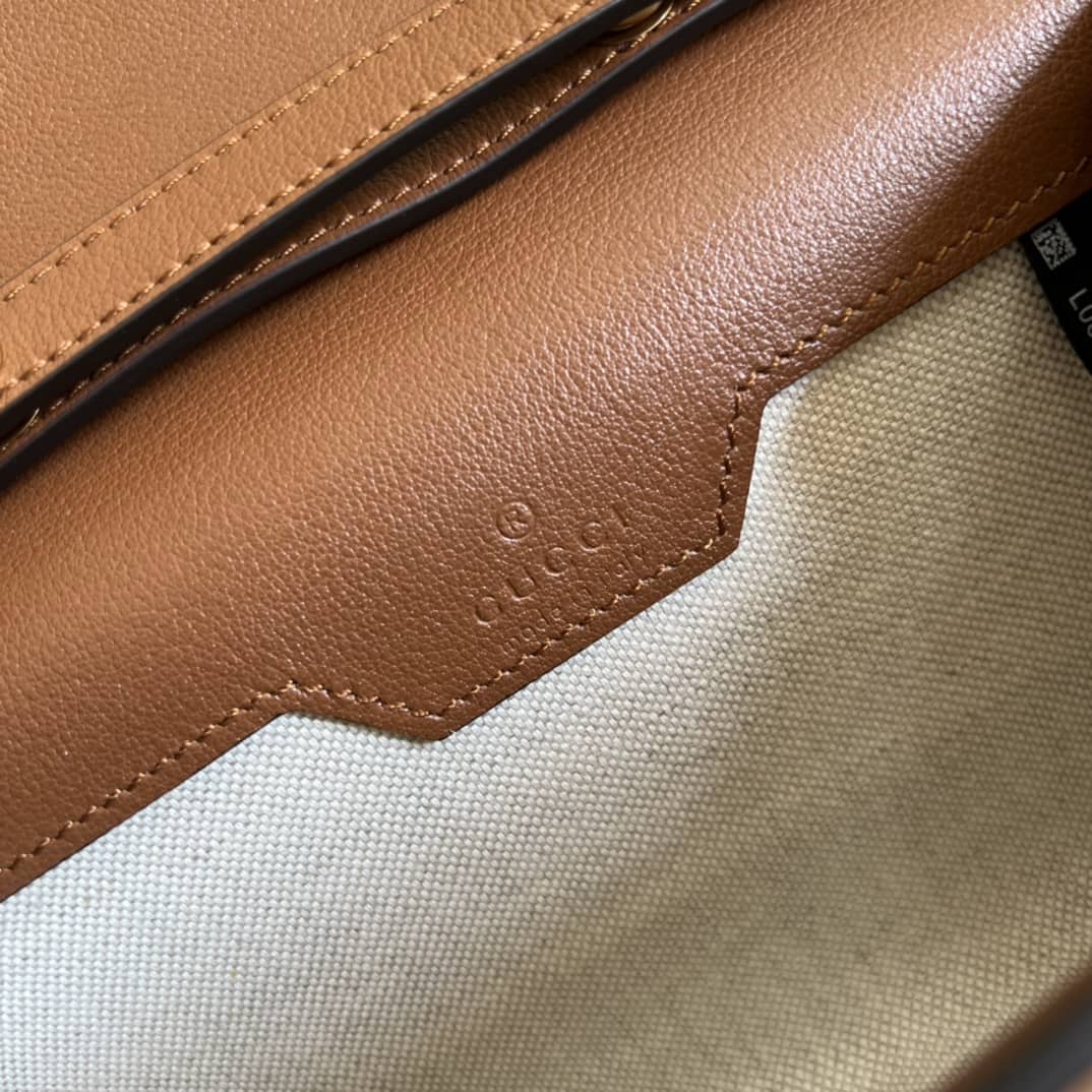 Gucci GG Small Top Handle Tote Bag With Bamboo 675794 Replica