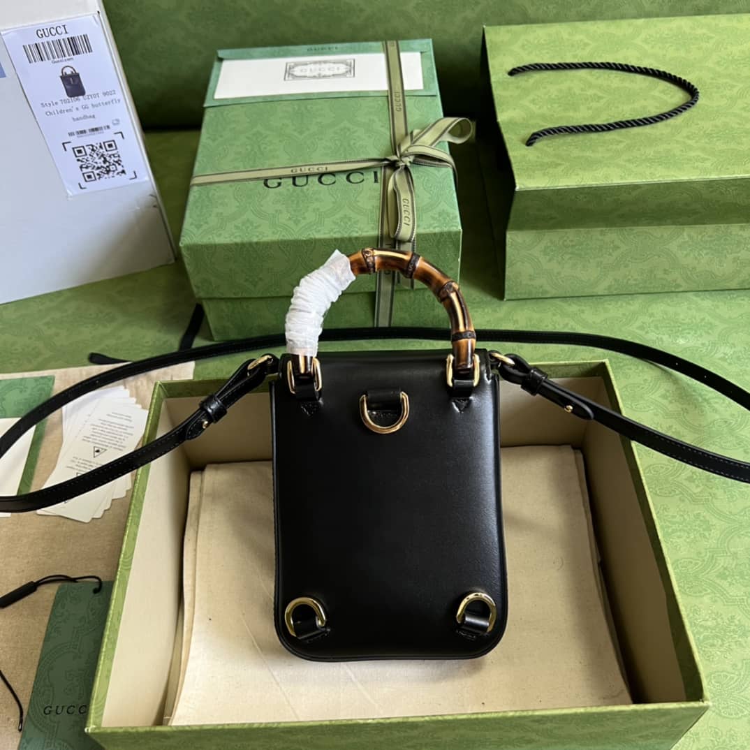 Gucci Bamboo Mini Crossbody Handbag 702106 Replica