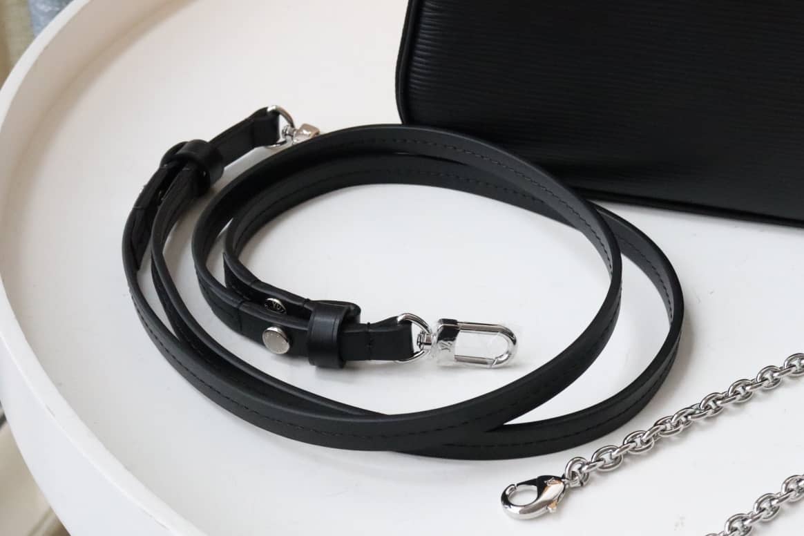 Louis Vuitton Easy Pouch 2way Epi Replica Crossboy Bag Black M80483