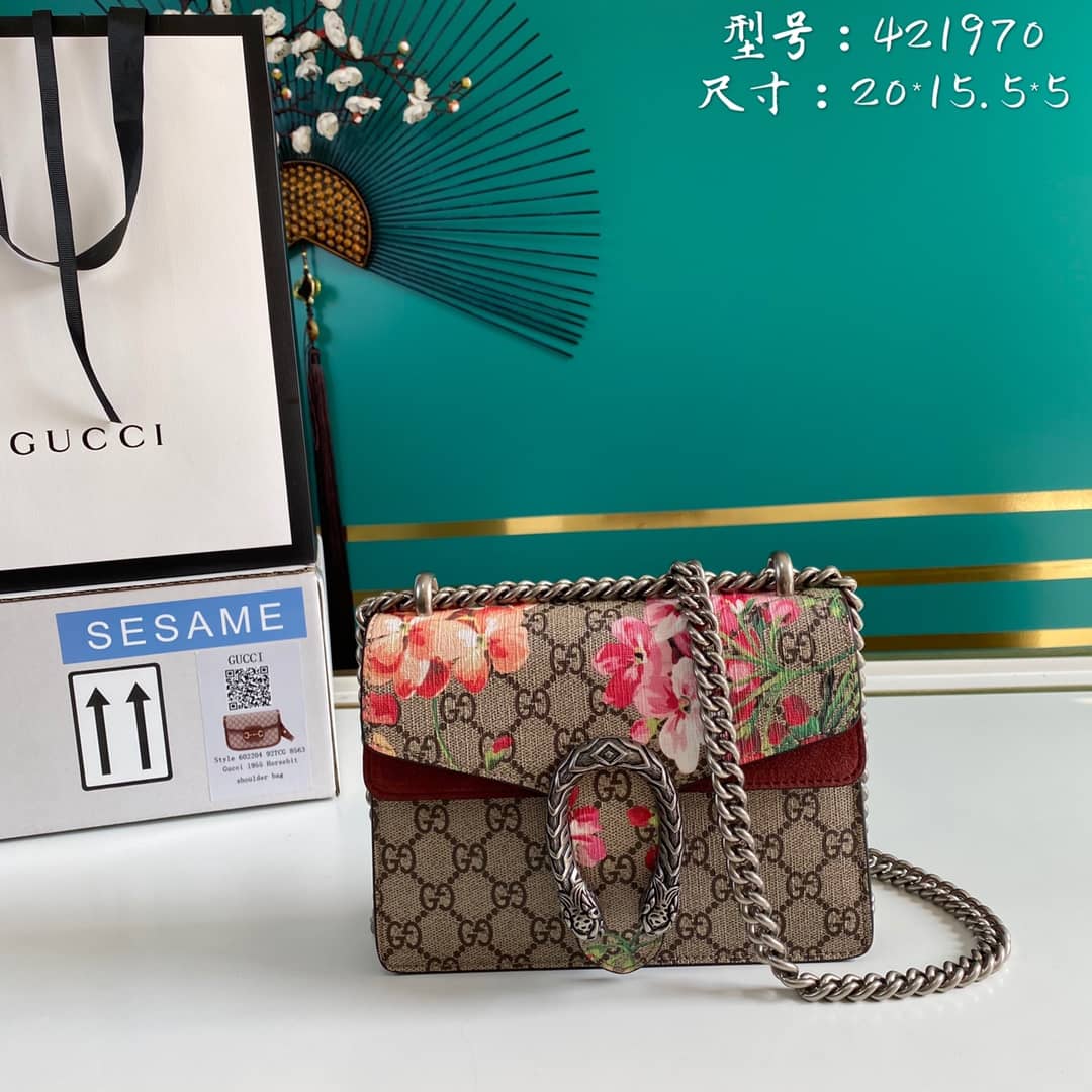 Gucci Dionysus Supreme GG Mini Bag Replica 421970