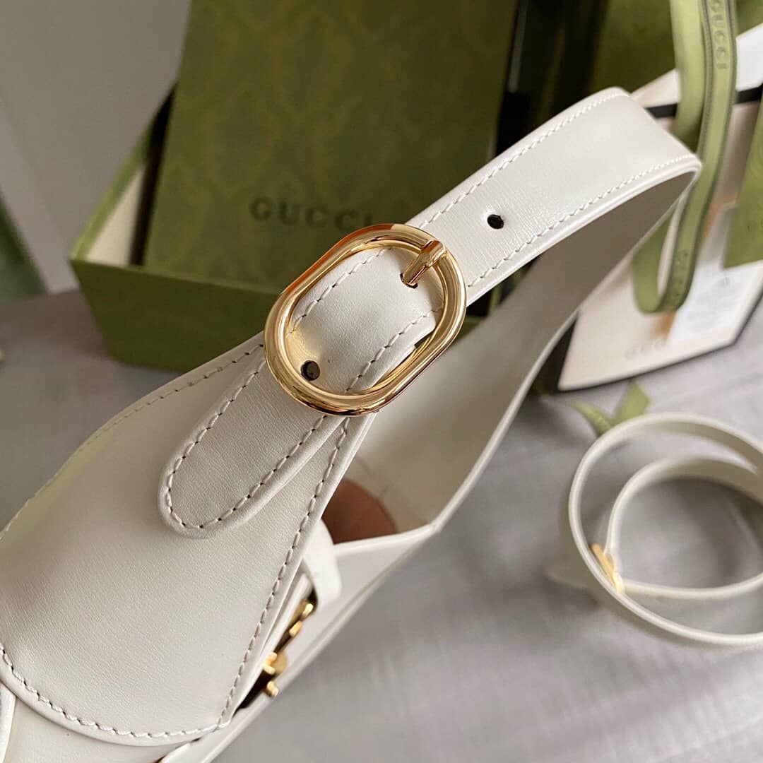 Gucci GG Jackie 1961 Small Hobo Shoulder Bag Replica White 636709