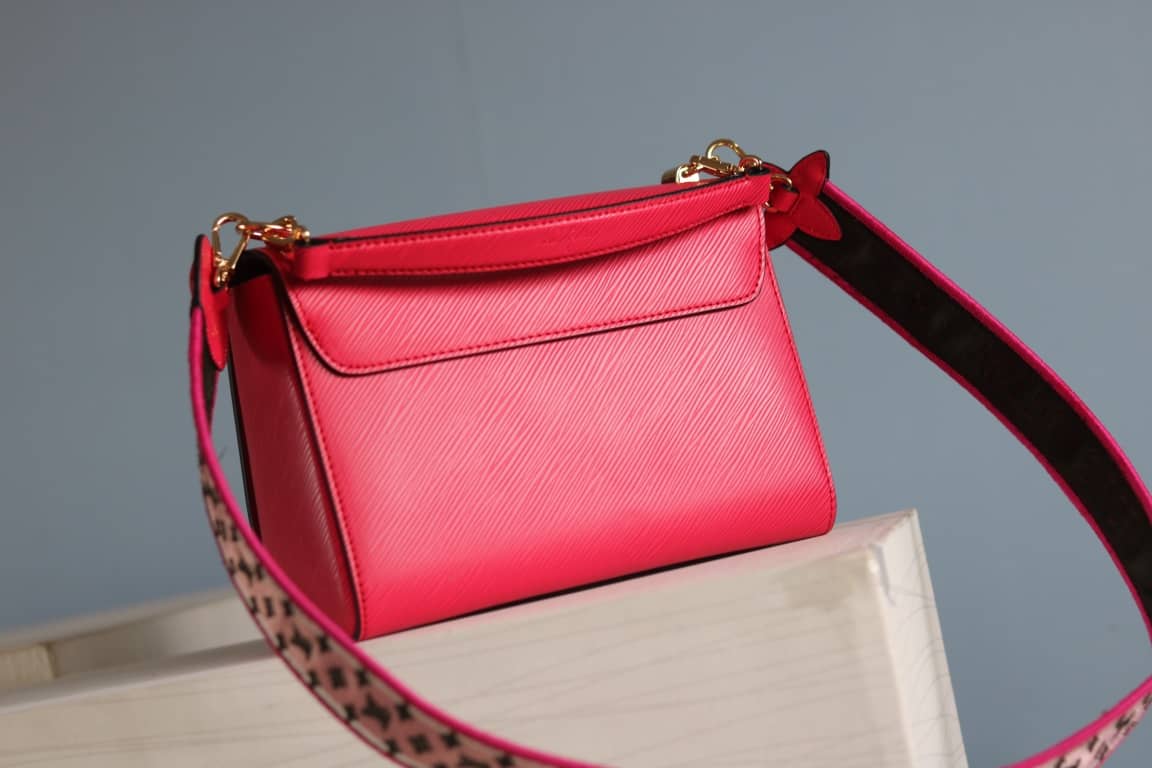 Louis Vuitton Textured Epi Leather Twist Series Bag Red
