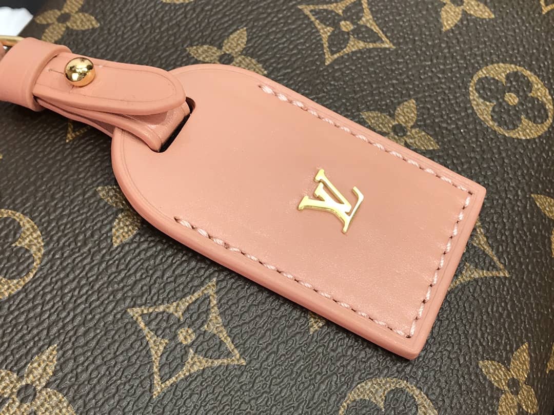 Louis Vuitton Petite Malle Souple Monogram Bag Replica Pink M45571