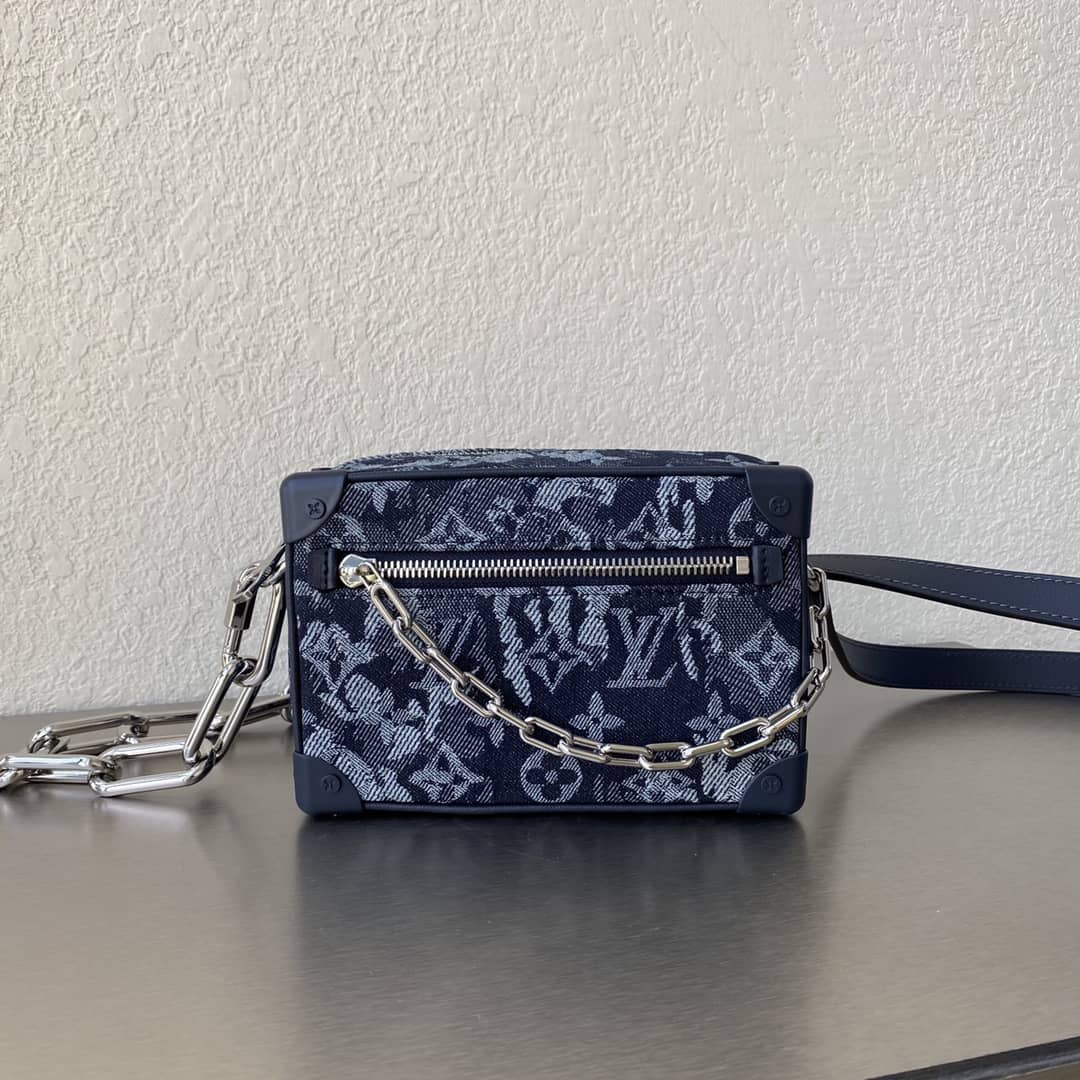 Louis Vuitton Mini Soft Trunk Monogram Tapestry Canvas Replica Bag M80033