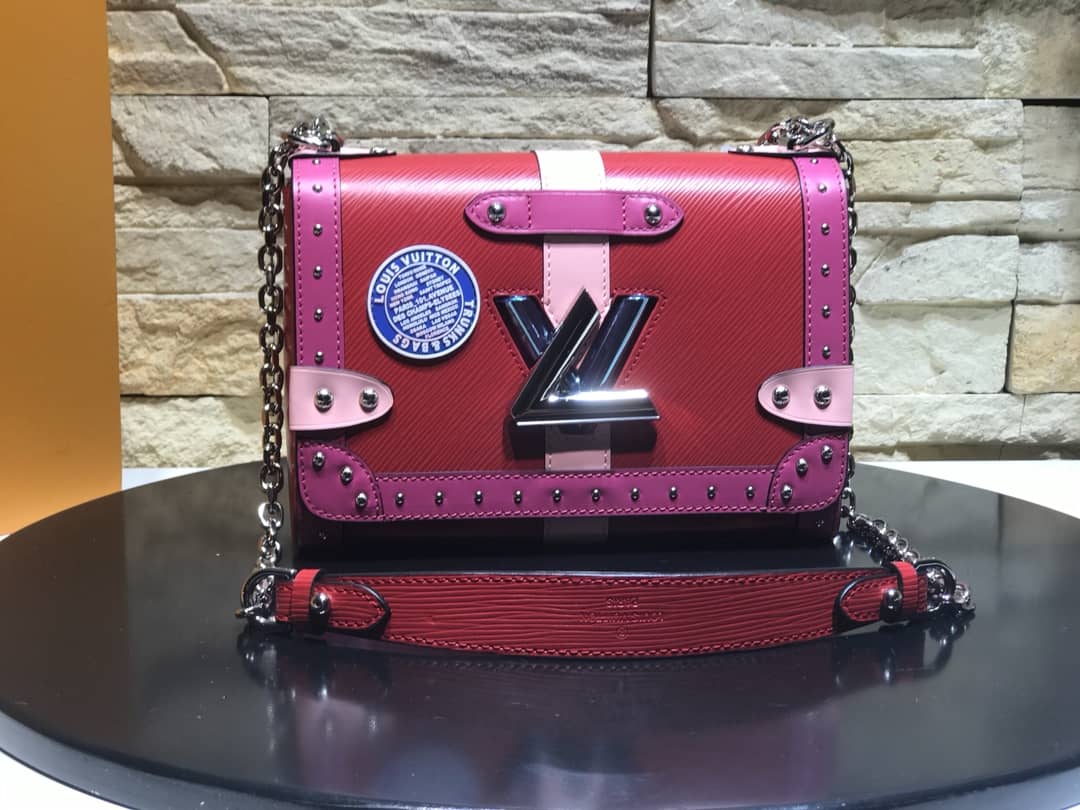 Louis Vuitton Twist MM Bag Red M50296 Replica
