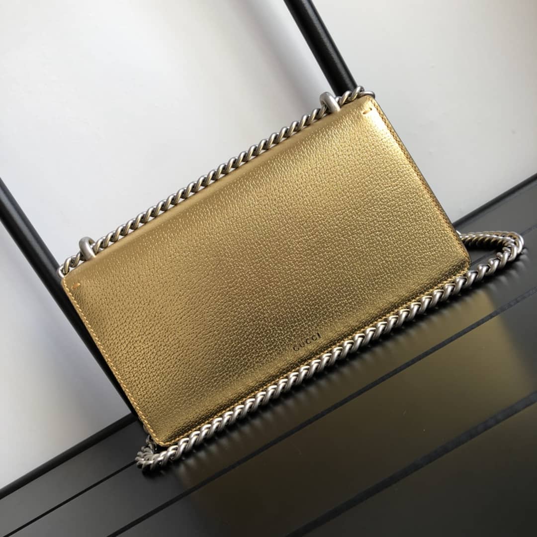Gucci GG Dionysus Small Shoulder Bag Replica Yellow 499623