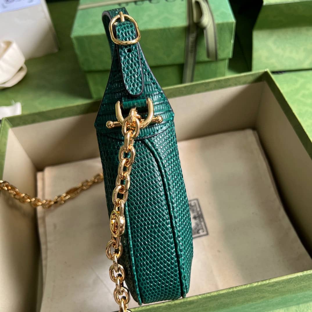 Gucci Jackie 1961 Mini Shoulder Bag Green 675799 Replica