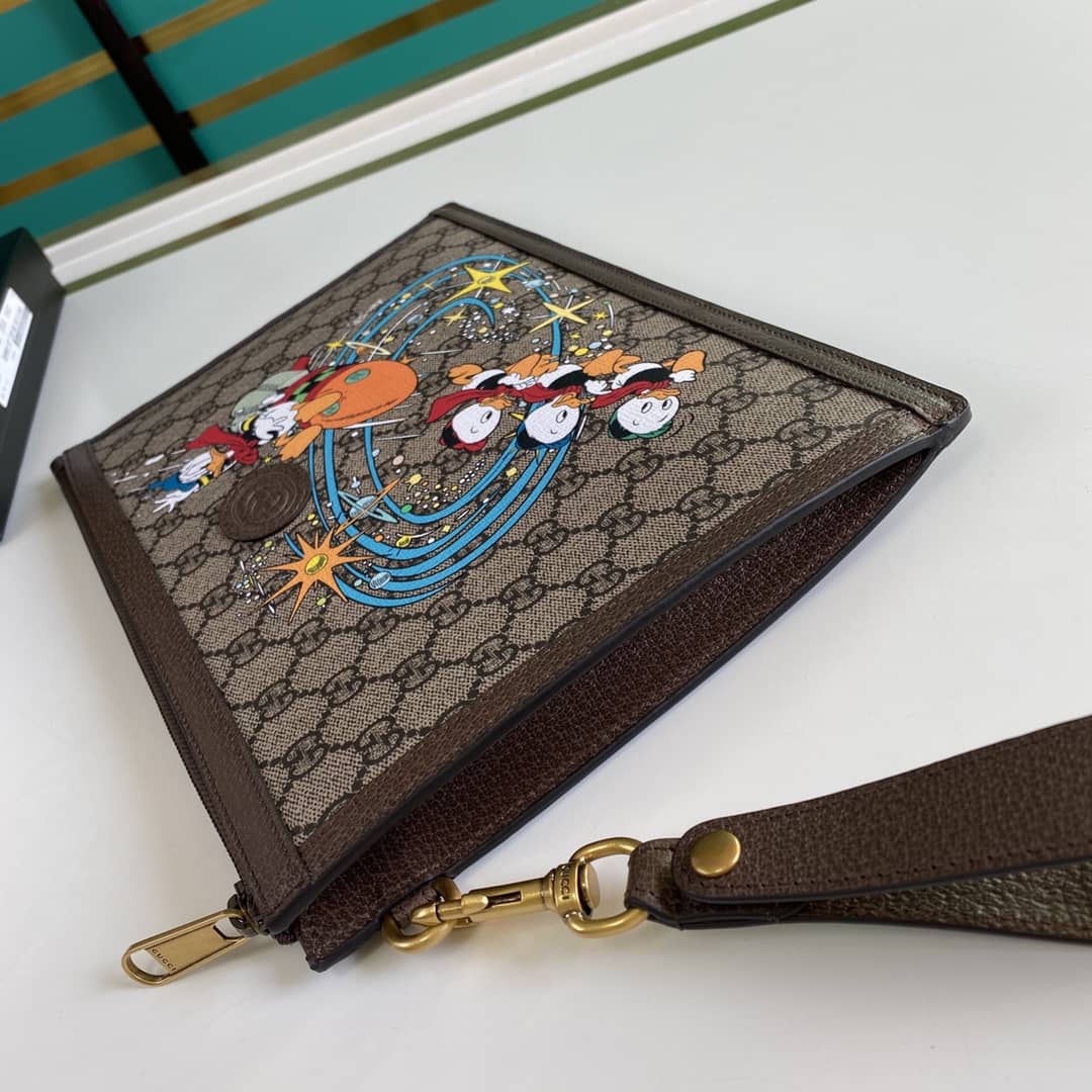 Gucci Disney GG Supreme Clutch Replica 647925