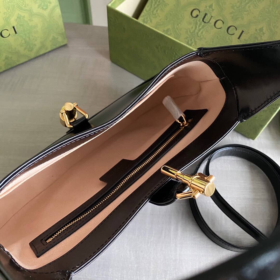 Gucci GG Jackie 1961 Small Hobo Shoulder Bag Replica Black 636709