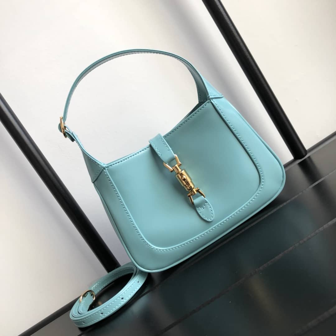 Gucci Jackie 1961 Mini Shoulder Bag Replica Blue 637092