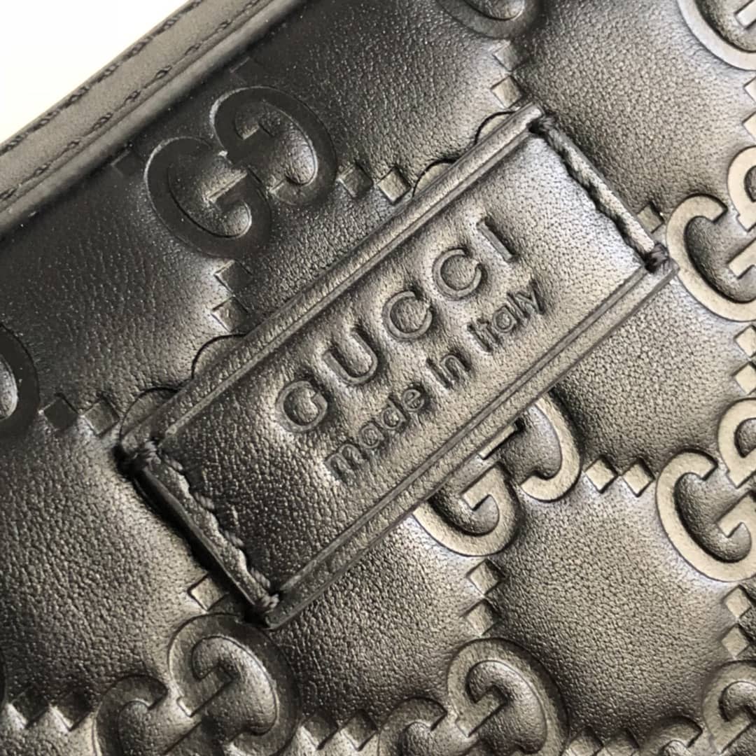 Gucci GG Supreme Wash Bag Replica Black 495562