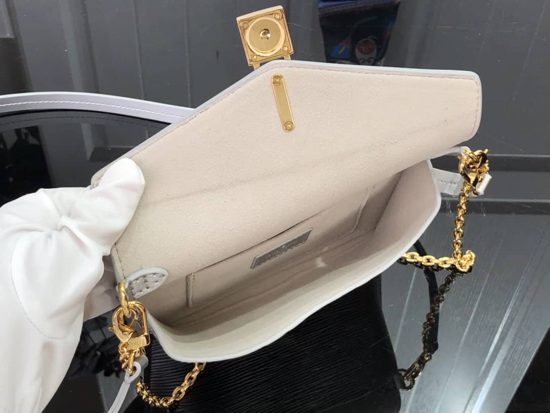 Louis Vuitton Epi Leather Padlock On Strap Replica Bag Silver M80819