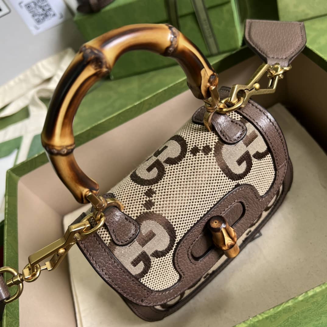 Gucci Bamboo 1947 Mini Top Handle Shoulder Bag 686864 Replica
